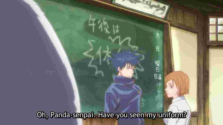 Panda, Gojo & Toge wearing Nobara & Maki's clothe | Jujutsu kaisen FUNNY SCENE