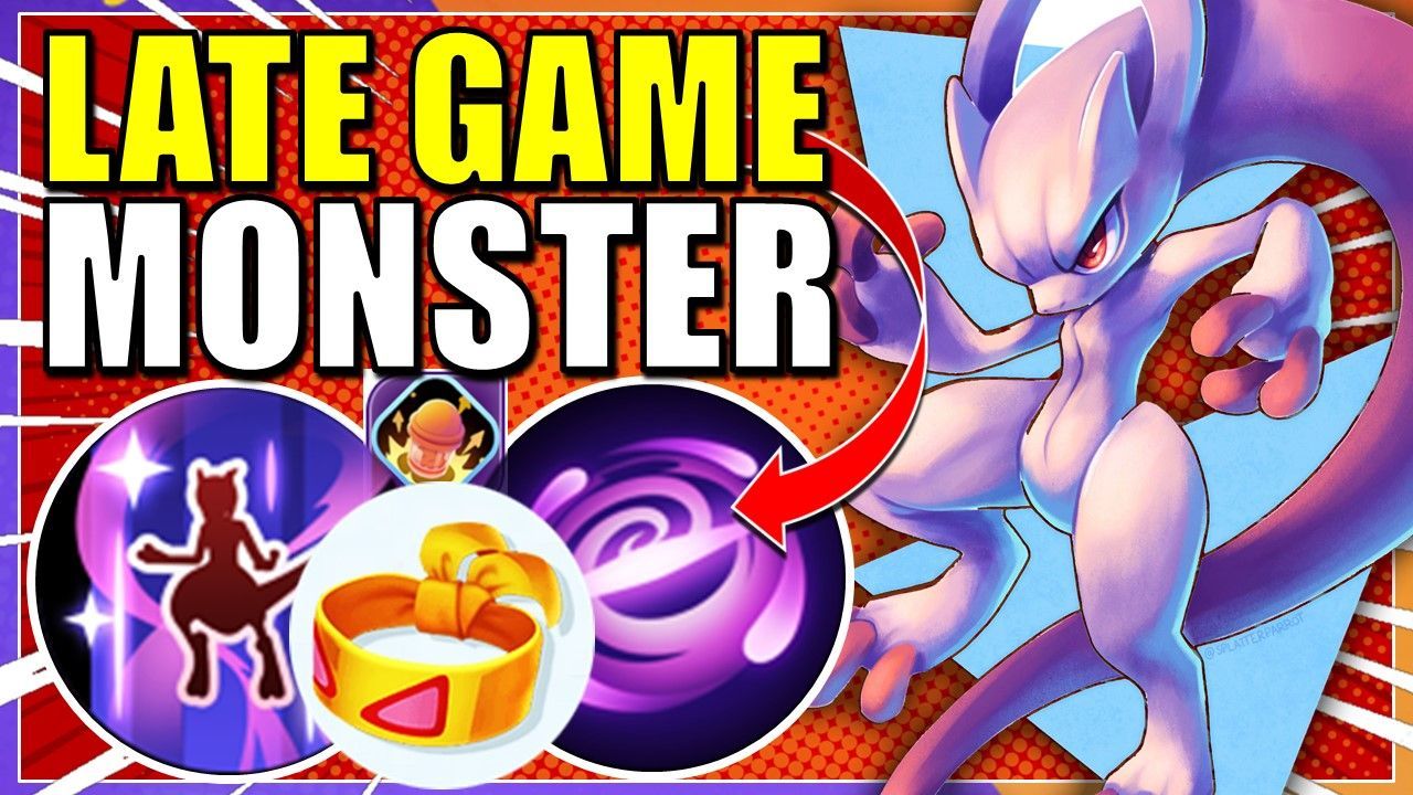 MEWTWO Y IS A MONSTER IN LATE GAME - Pokémon UNITE Gameplay - BiliBili