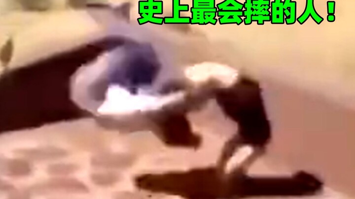 I’ve never seen anyone fall so gracefully in a street fight!