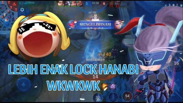 LEBIH ENAK LOCK HANABI WKWKWK:)