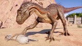 2x INDORAPTOR vs 2x GIGANOTOSAURUS (DINOSAURS BATTLE) - Jurassic World Evolution 2