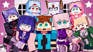 TODAS ESTÃO APAIXONADAS POR MIM na FAMILIA NARUTO no MINECRAFT!