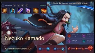 AOV Keera X Nezuko Gameplay