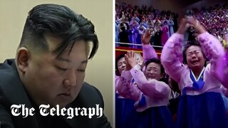 Kim Jong-un makes tearful appeal for women to have more babies to arrest declining birth rates