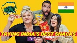 Foreigner Saas Tries Indian Snacks For The First Time