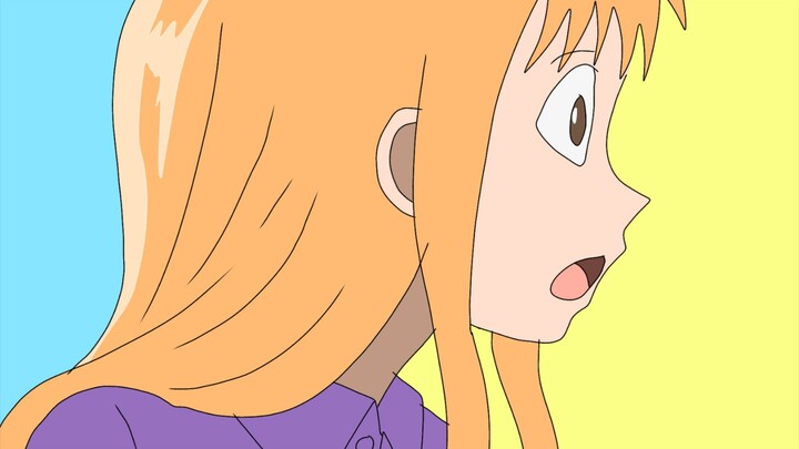 Gambarin Orihime yg kaget tiba2 ada Ichigo datang (diubah menjadi clay)