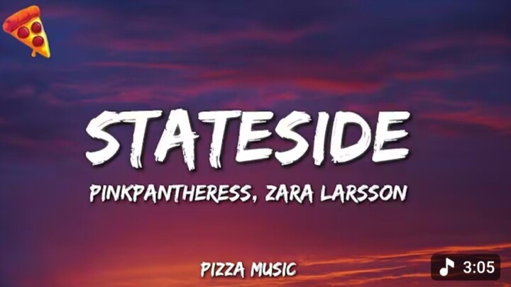 Stateside - Pinkpantheress, Zara Larsson (Lyrics)