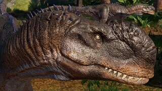 2 Monolophosaurus & 2 Shaochilong Breakout & Fight - Jurassic World Evolution Mods (4K 60FPS)