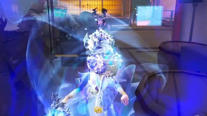 The cheerleaders' combination skills are awesome!