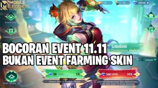 BOCORAN EVENT 11.11 SKIN WANWAN VEILED SKY WISH & PROMO DIAMOND MOBILE LEGENDS
