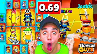NUEVAS SKINS ESPECIALES y MAPAS *BETA CERRADA 0.69* STUMBLE GUYS! 🤯
