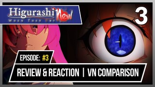 Higurashi Gou: Episode 3 | Review, Reaction & VN Comparison - Never EVER Lie to Rena