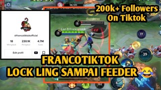 FRANCOTIKTOK LOCK LING SAMPAI FEEDER😂