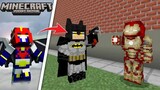 BATMAN vs IRONMAN sa Minecraft PE | Sino Mas Malakas?