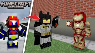 BATMAN vs IRONMAN sa Minecraft PE | Sino Mas Malakas?