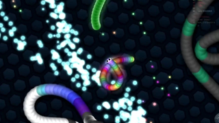 small vs big slither io #4#game