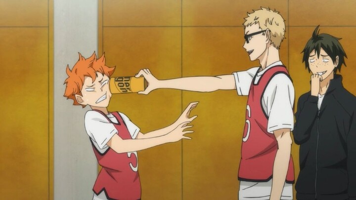 [Volleyball Boys] Tsukishima Hotaru VS Hinata Shoyo: Cara menekan lawan, sangat mendesak