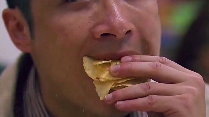 Can you cut me some slack? I'm trying to snatch the item, and you're munching on chips.