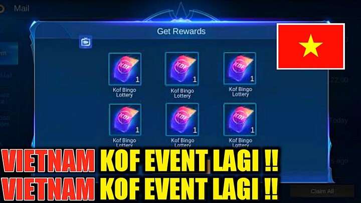 CARA 10X DRAW GRATIS LAGI DI EVENT KOF BINGO VIETNAM ??