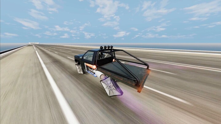 If you attach rocket thrusters to each car, which car can break the speed of sound?