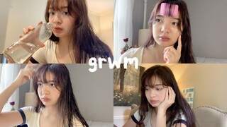 GRWM: First Day of College (freshman)🧚 online school university student & beauty from within makeup