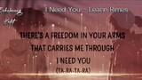 I need you-LeeAnn Rimes(Nightcore Ver.).         ctto