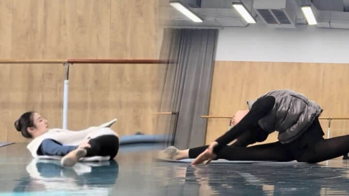 Dancers' holiday refresher | Early morning practice on the third day of the Lunar New Year | Double 