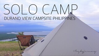 Durano view Campsite, Camping Philippines, Solo camping Philippines, Silent vlog