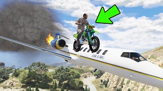 GTA 5 - What Happens If Trevor Reach before PLANE's Crash!(Secret Ending Fast Approach)