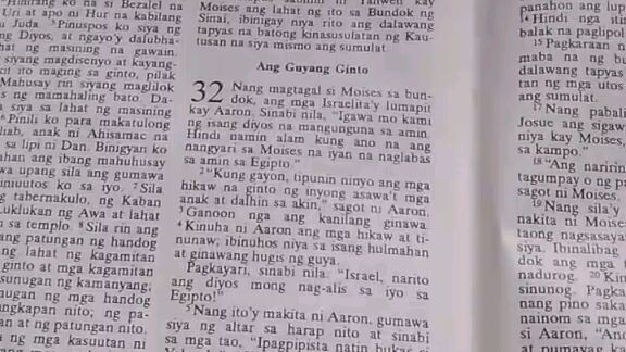 Pang Araw Araw na Talata      Exodus 32:1-6