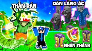 MINECRAFT THẦN RỒNG #10: CHẾ TẠO NHẪN THẦN VÀ CUỘC CHIẾN CĂNG THẲNG VỚI MEDUSA RẮN