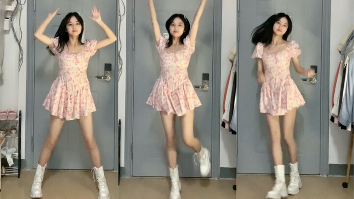 Super sweet girl applied to participate!!! Dormitory vertical screen version of "SMILEY" dance cover