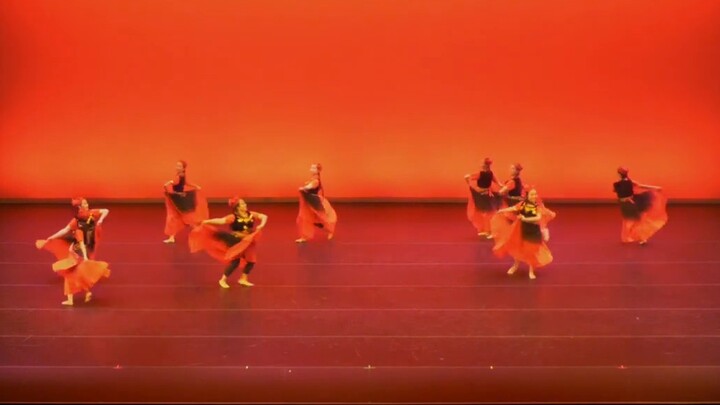 【Mengapa bunganya begitu merah】Tari kelompok Uighur Universitas California, Berkeley FTD