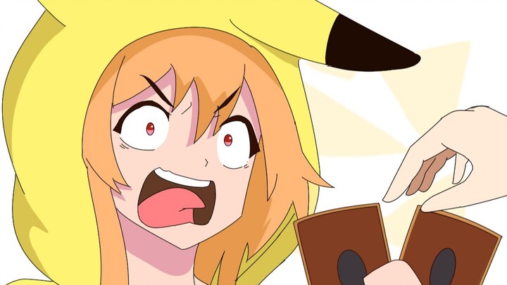 [Animasi Pokemon] Pikachu, kamu tidak ingin kartu ini diambil olehku, kan?
