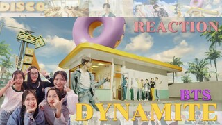 [REACTION 🎬] BTS (방탄소년단) 'Dynamite' Official MV เพลงดีมาก บังทันหล่อมากเขินเป็นบ้าเลย! | #happiingz