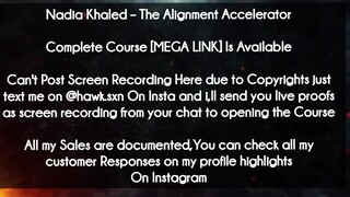 Nadia Khaled   course - The Alignment Accelerator download