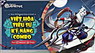 Onmyoji Arena - Tiêu điểm Thức Thần Furi (Phong Ly) COMBO cực chóng mặt | Season 17