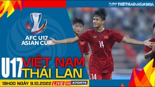 Vòng loại bóng đá U17 châu Á 2023 | U17 Việt Nam vs U17 Thái Lan (19h ngày 9/10) trực tiếp On Sports