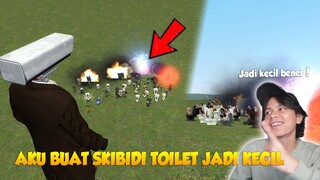 BEGINI JADINYA KETIKA SEMUA SKIBIDI TOILET AKU KECILKAN UKURANNYA! Kok jadi kaya gini😂