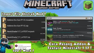 CARA PASANG ADDON & TEXTURE DENGAN EKSTRAK KE FOLDER MINECRAFT 1.17!