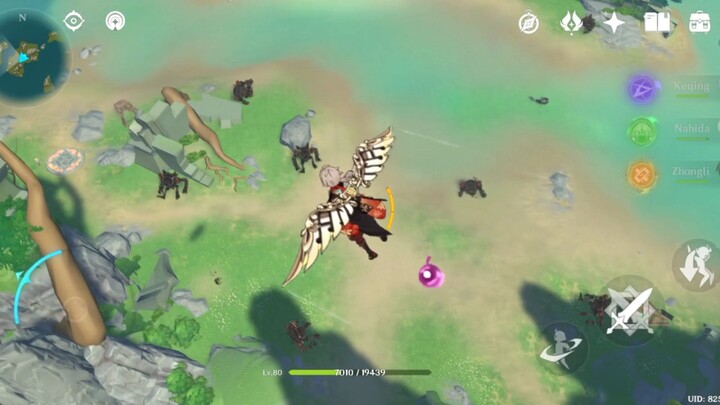 keqing hutao ei quẩy 4 thủ vệ