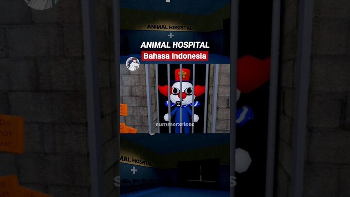 [ANIMAL HOSPITAL] BADUT MISTERUS ! BAHASA INDONESIA #feedshorts #roblox #animalh