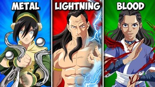 All 12 Special Bending Abilities in Avatar & Their Strongest Users Ranked & Explained