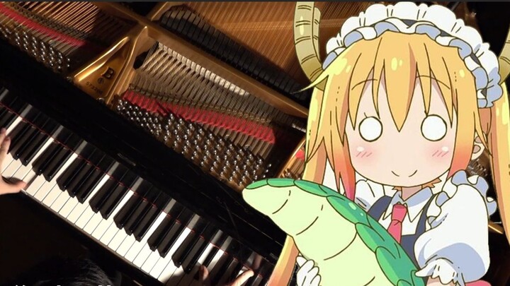 Piggy Piano】Sister Shaking Dragon Super Skill - Rhapsody of Qingkong Kobayashi's Dragon Maid Season 