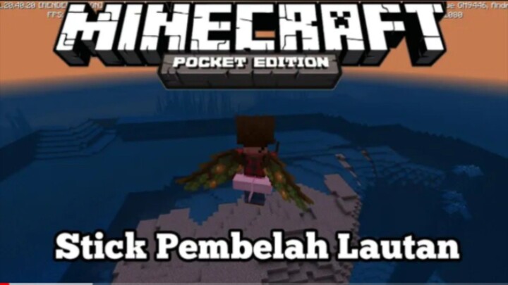 Stick pembelah lautan di Minecraft PE