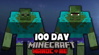 THỬ THÁCH 100 NGÀY LÀM VUA ZOMBIE TRONG MINECRAFT