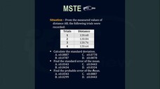 Surveying: Probable Error, Standard Deviation