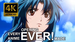 [AMV] Every Anime Opening Ever Made |90s / 00s Animes| By @DerekLieu [4K 60FPS AI Remastered]