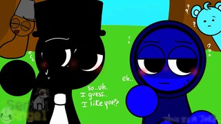 Blake and Jevon fall in love?! - Sprunki Incredibo