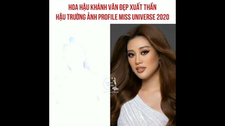 Khánh Vân đẹp xuất thần hậu trường Miss Universe 2020 Hoa Hậu Hoàn Vũ 2020